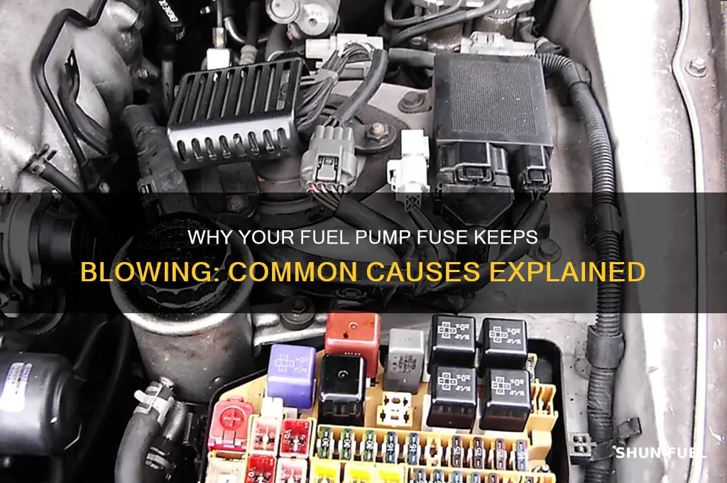 what would cause a fuel pump fuse to blow