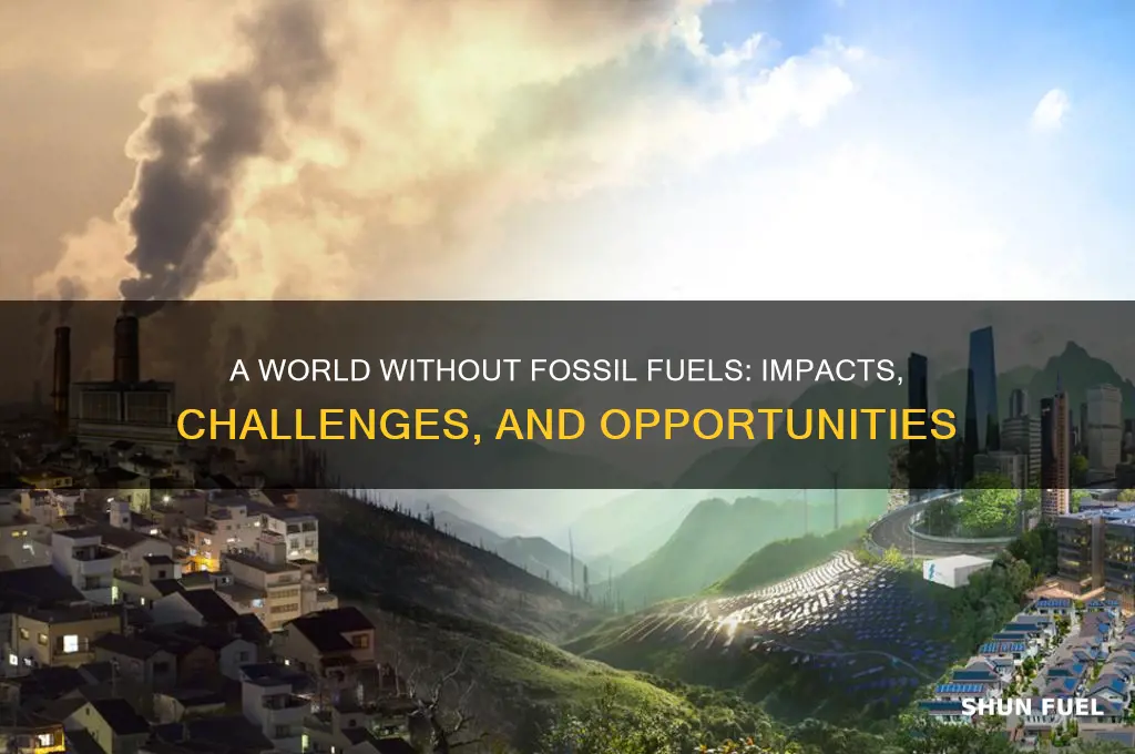 what would happen if the world stopped using fossil fuels