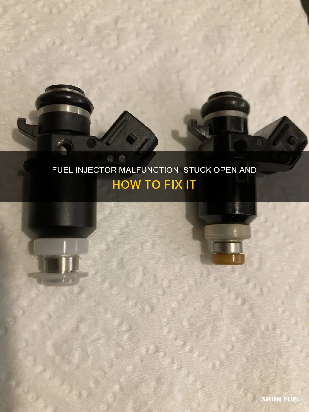what would make a fuel injector stay open