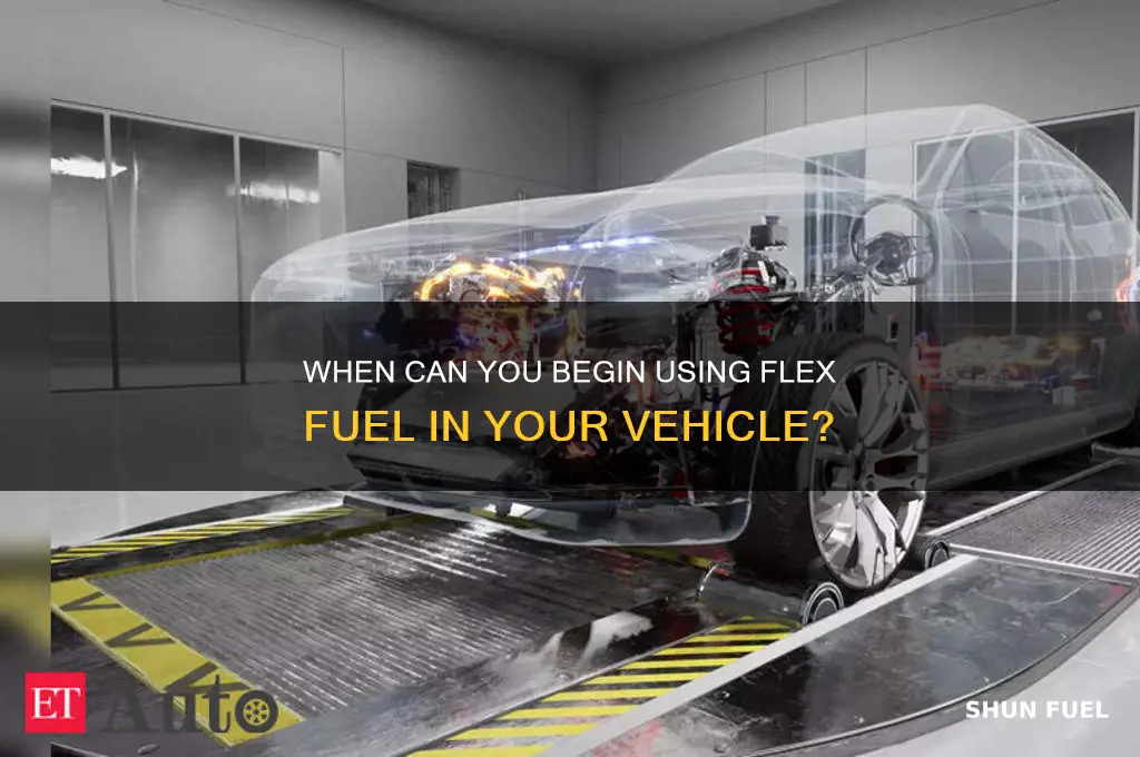 what year can you start using flex fuel