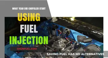 When Did Chrysler Embrace Fuel Injection Technology?