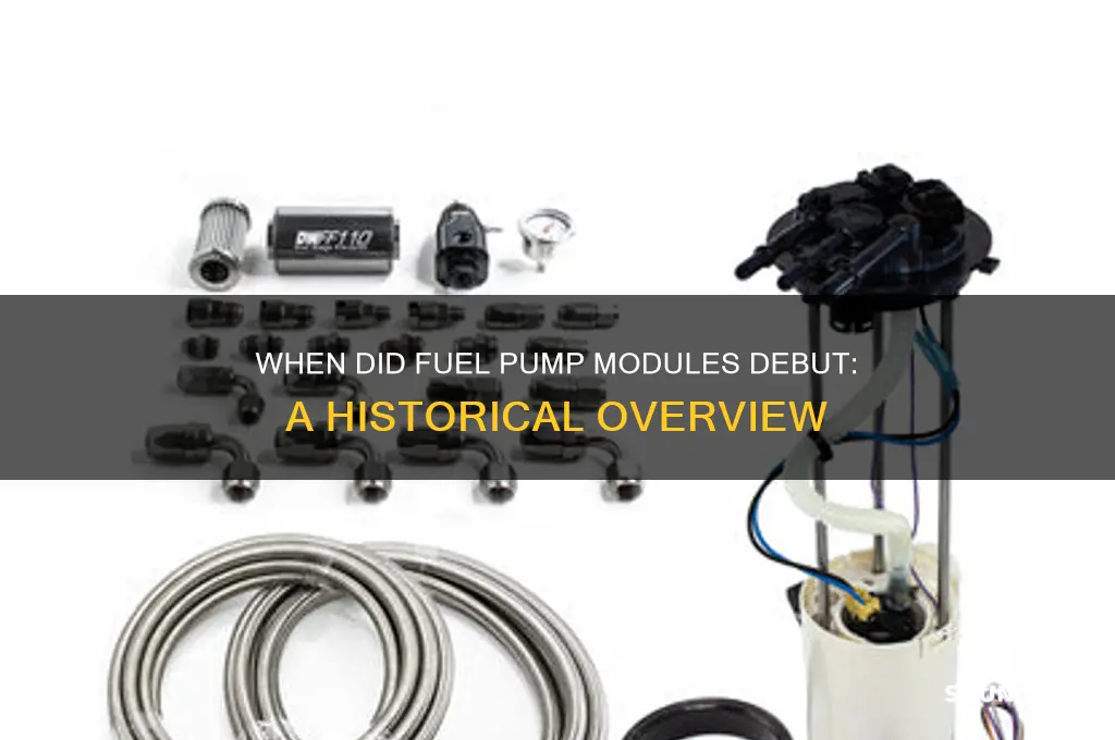 what year did fuel pump modules come out