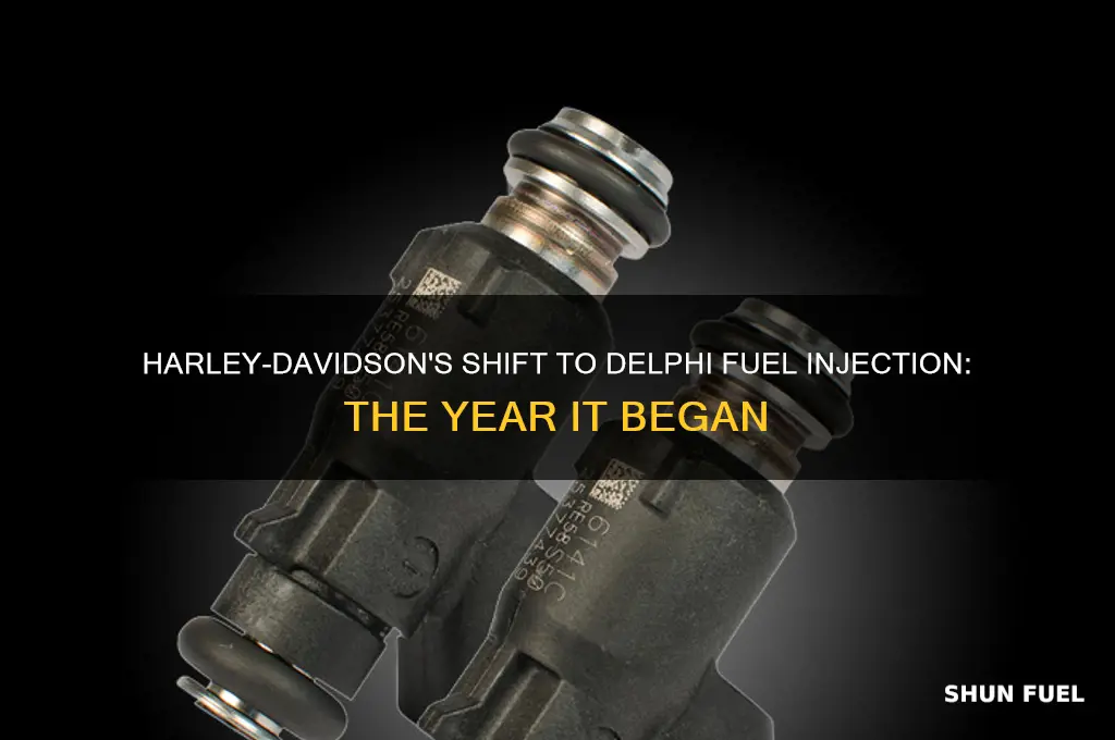 what year did harley start using delphi fuel injection