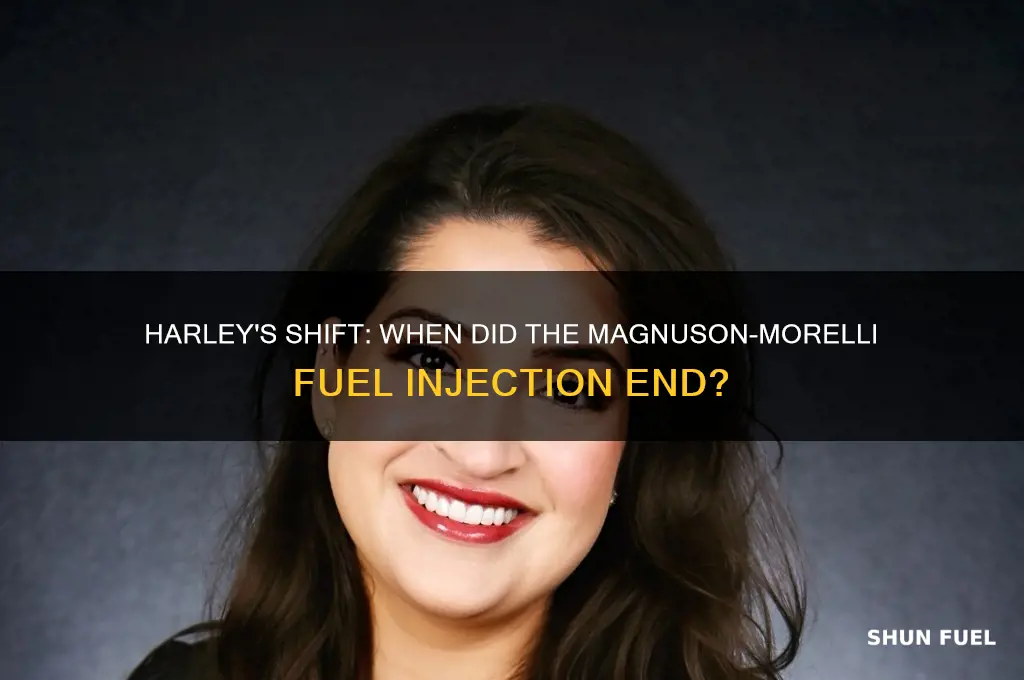 what year did harley stop using the magnuson-morelli fuel injection
