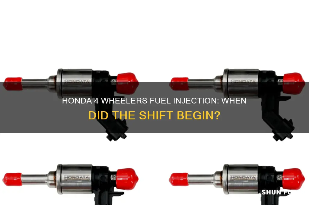 what year did honda 4 wheelers start using fuel injection