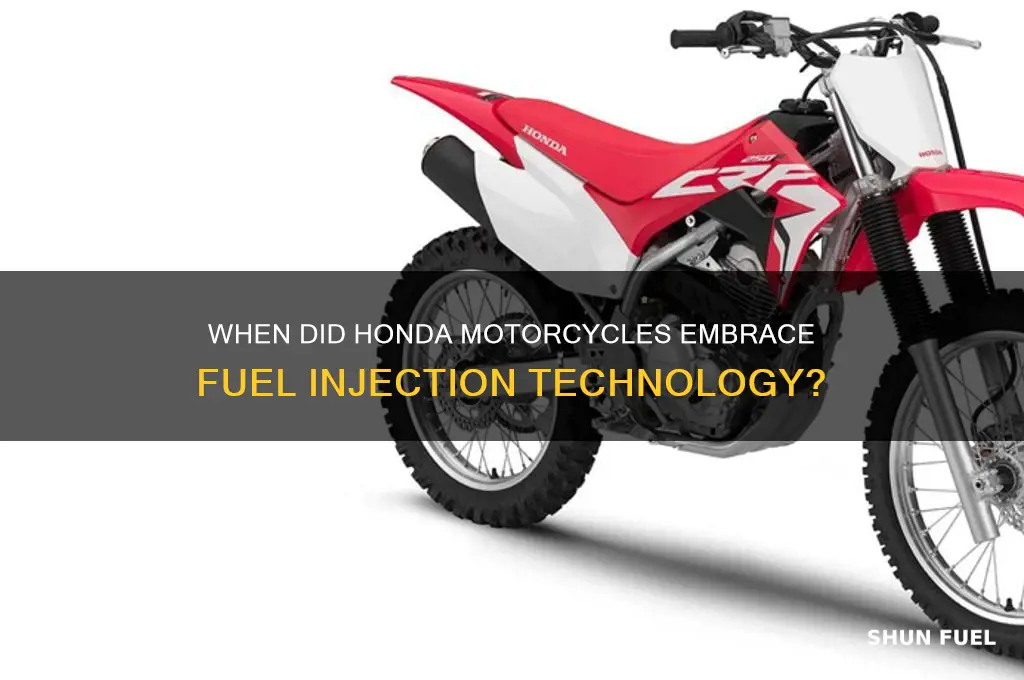 what year did honda motorcycles start using fuel injection