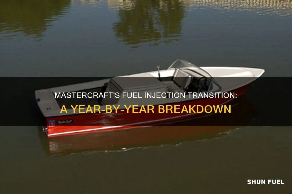 what year did mastercraft use fuel injection