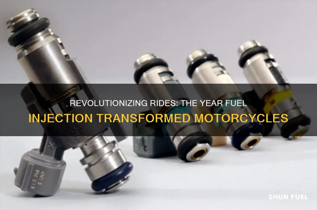 what year did they start using fuel injected motorcycles