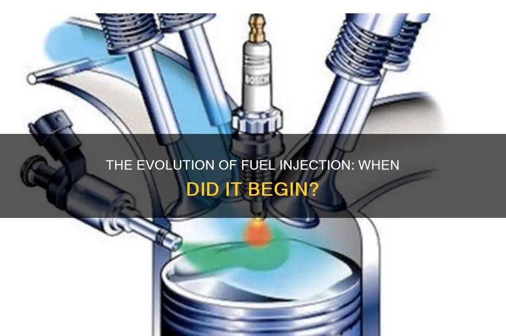 what year did they start using fuel injection