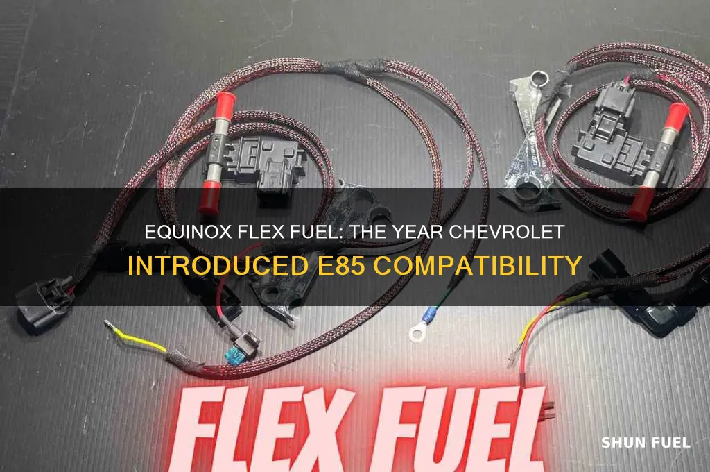 what year equinox uses flex fuel