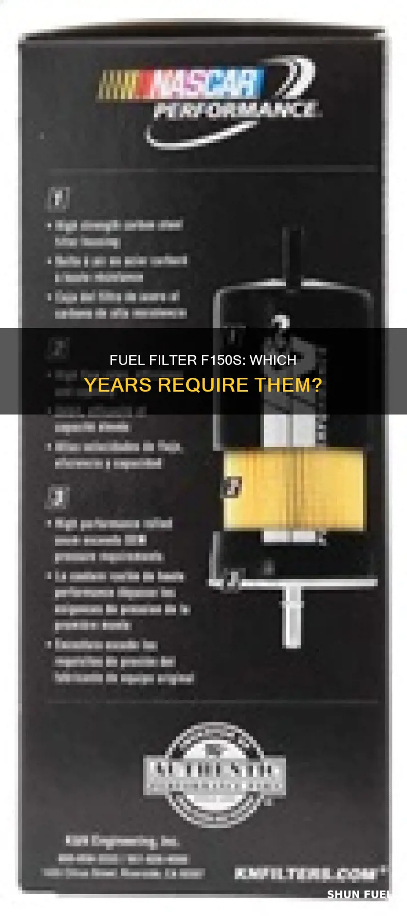 what year f150 has fuel filter
