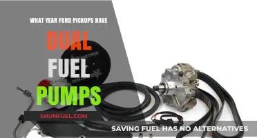 Ford Pickups with Dual Fuel Pumps: Identifying the Model Years