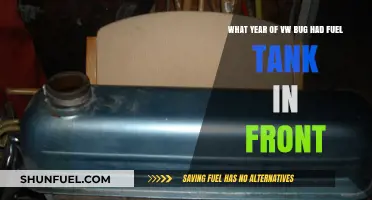 VW Bug Fuel Tank Location: The Front-Mounted Years