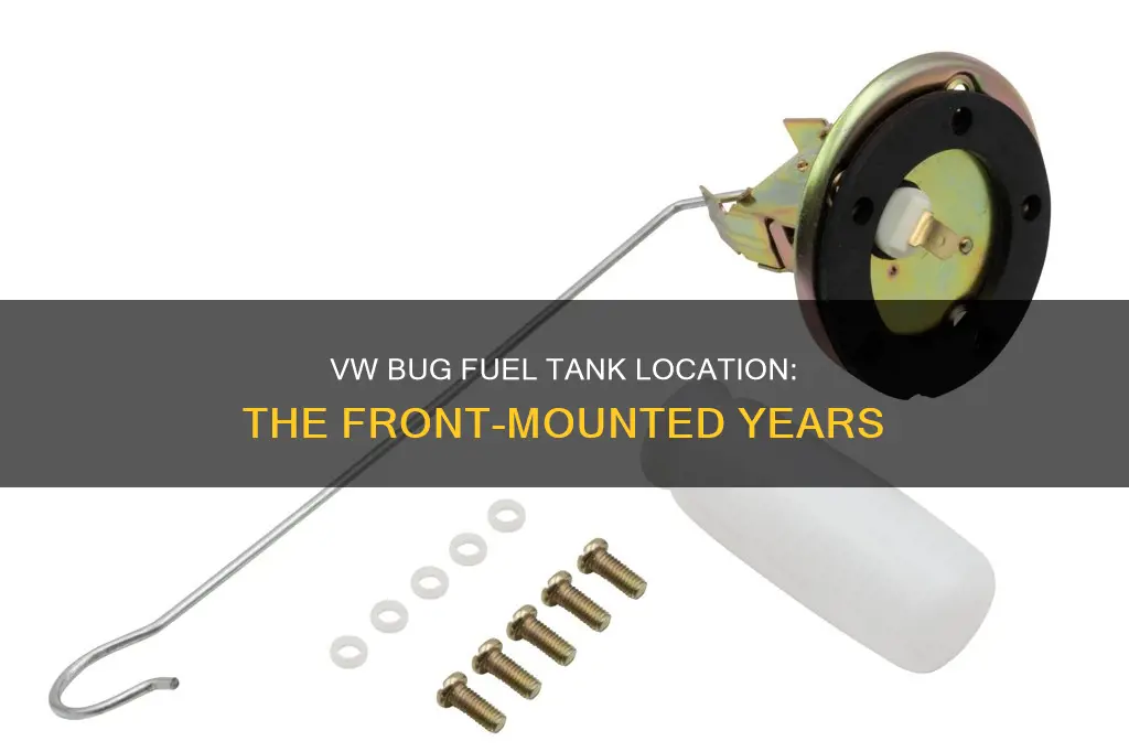 what year of vw bug had fuel tank in front