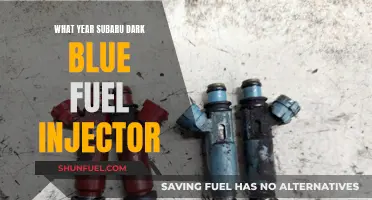 Finding the Right Dark Blue Subaru Fuel Injector