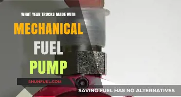 Mechanical Fuel Pumps: Identifying Trucks Manufactured with This Feature