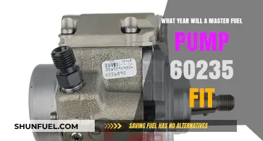 Master Fuel Pump 60235 Compatibility: Which Vehicle Years Fit?