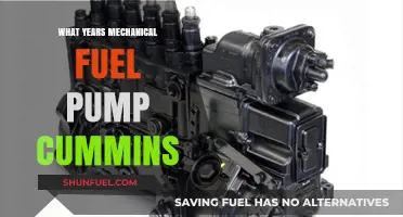 Mechanical Fuel Pump Cummins: Identifying Production Years and Models