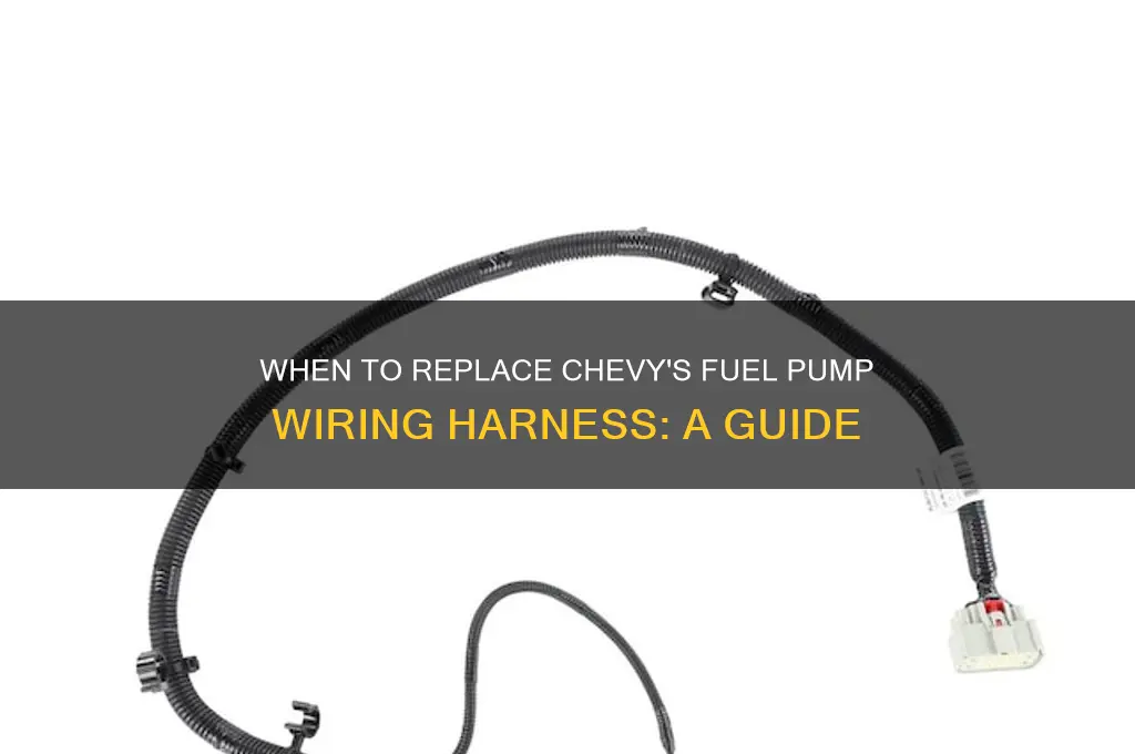what yesr chevy needs new fuel pump wiring harness