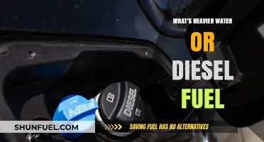 Water vs. Diesel: Which Liquid is Heavier?