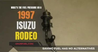 Fuel Pressure Maintenance for 1997 Isuzu Rodeo Owners