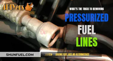 Removing Pressurized Fuel Lines: Tricks to Ease the Process