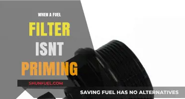 Troubleshooting a Fuel Filter That Won't Prime