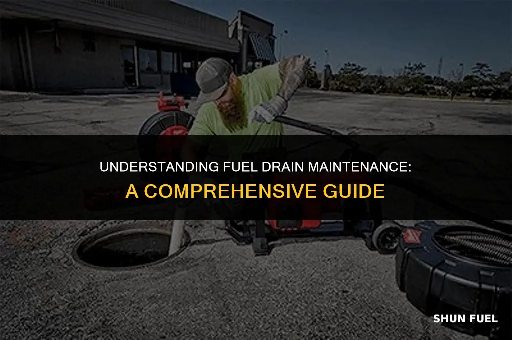when are fuel drains dained