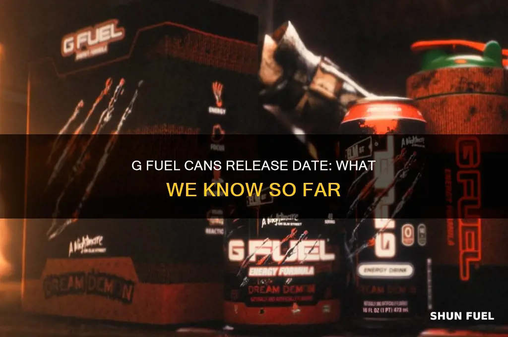 when are g fuel cans coming out