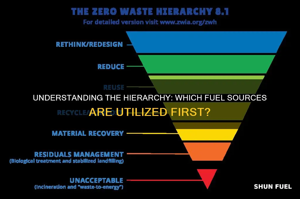 when are the fuel sources used first