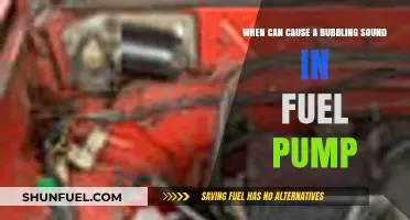 Bubbling Noise in Fuel Pump: Causes and Troubleshooting Tips