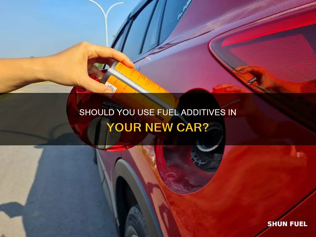 when can i start using fuel additives on new car