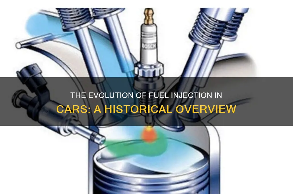 when did cars start using fuel injection