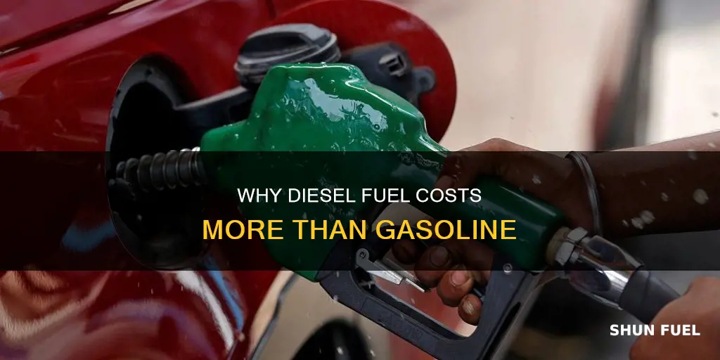 when did diesel fuel become more expensive than gas