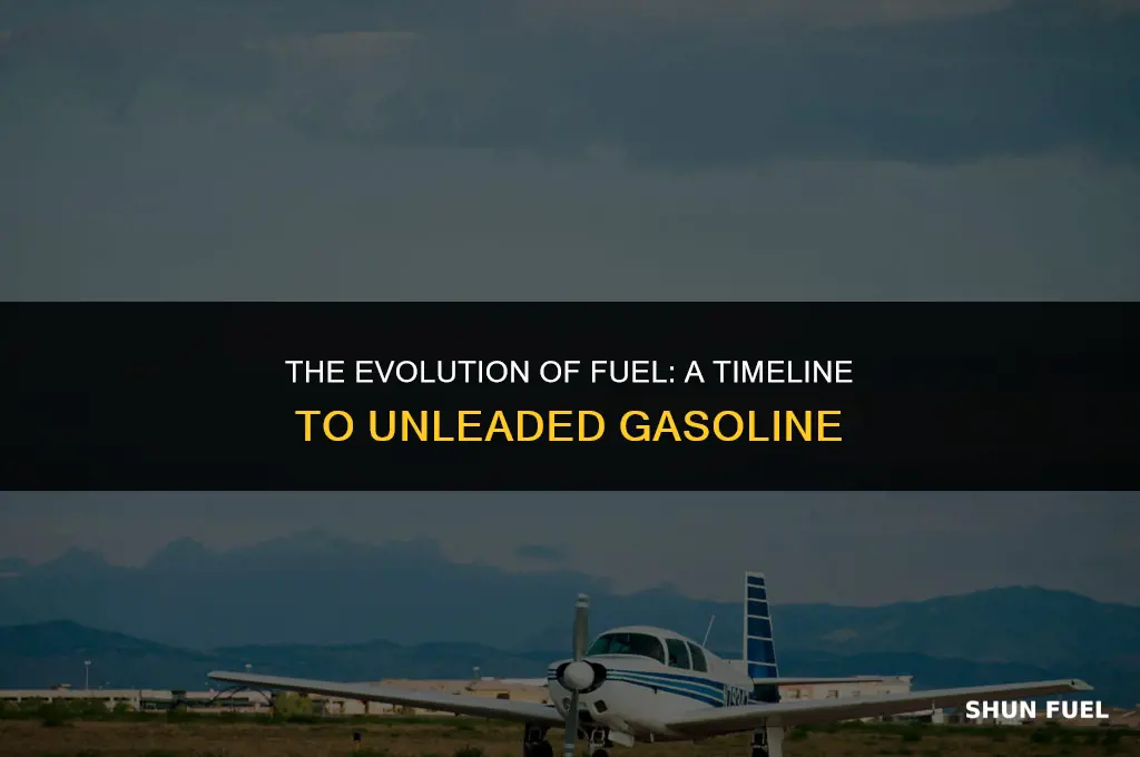 when did fuel become unleaded