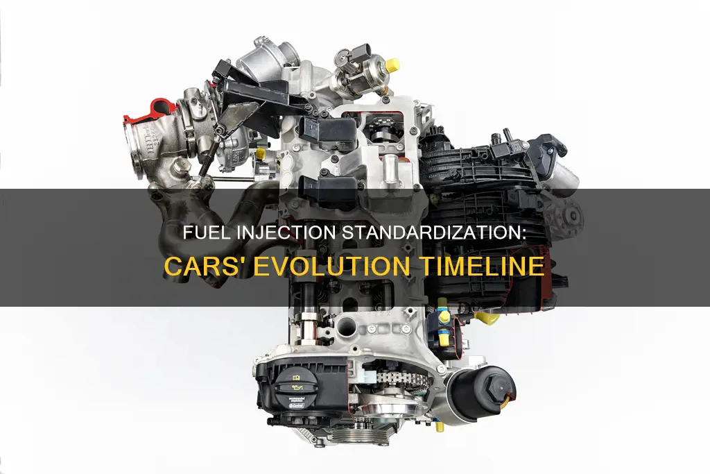 when did fuel injection became standard in cars