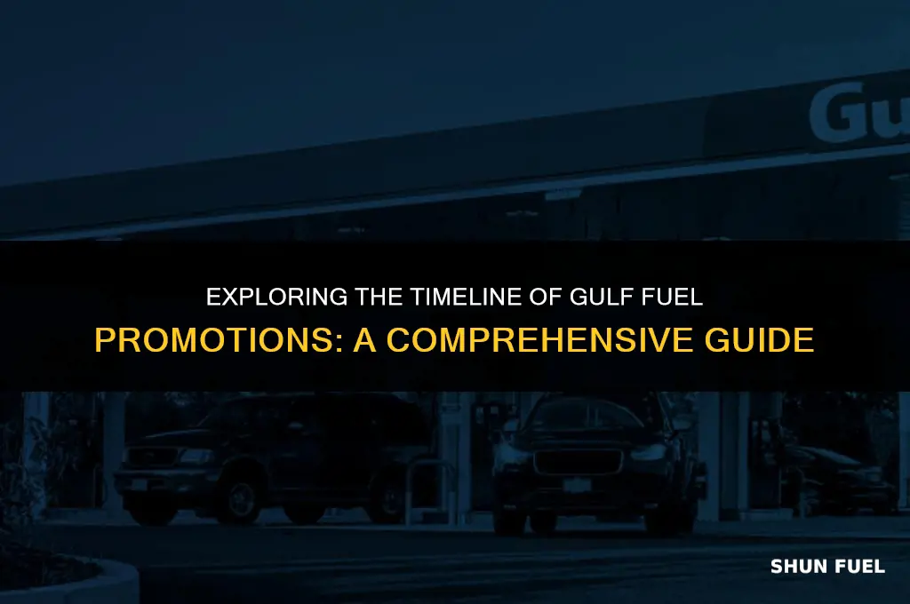 when did gulf fuel promotions