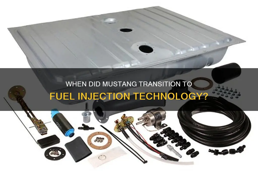 when did mustang start using fuel injection