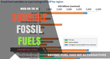 When Did the US Begin Subsidizing Fossil Fuels?