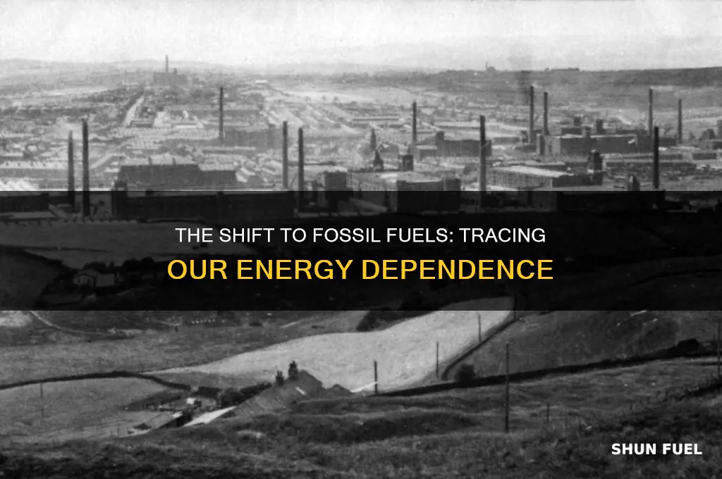 when did we become dependent on fossil fuels