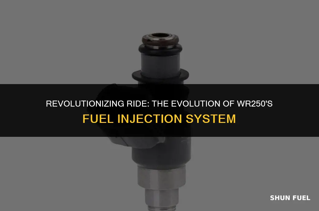 when did wr250 fuel injection