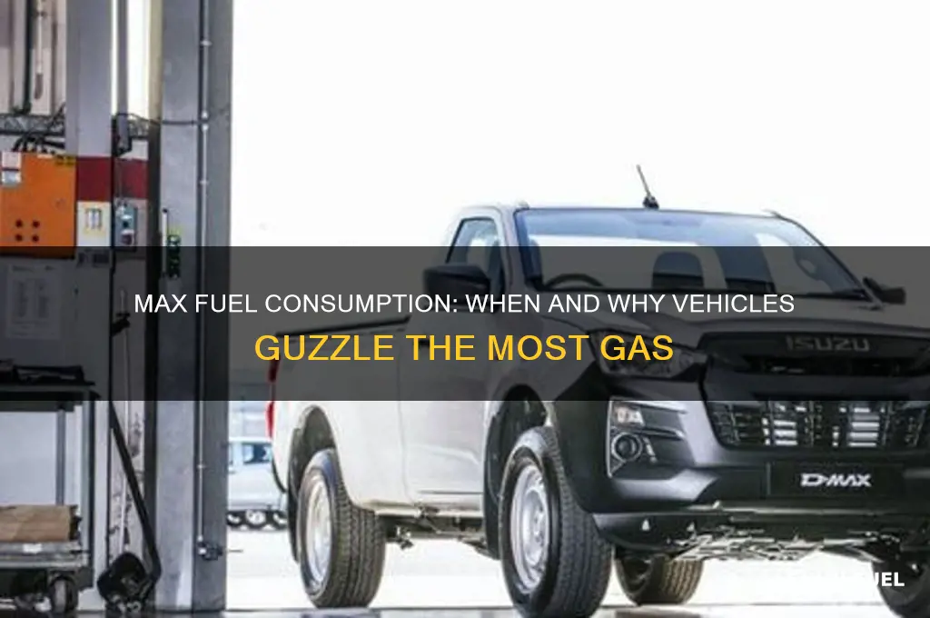 when do vehicles use the most fuel