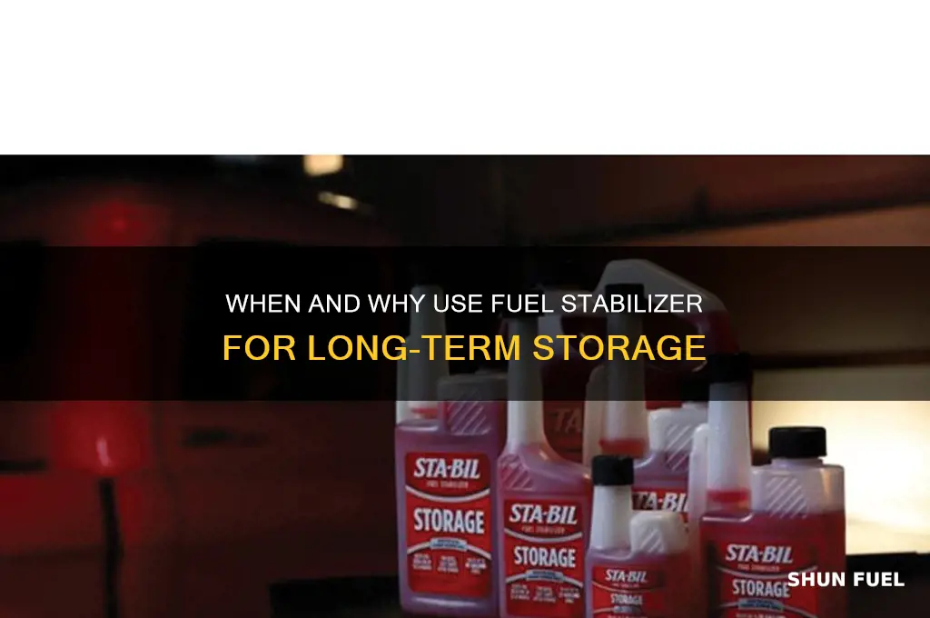 when do you use fuel stabilizer