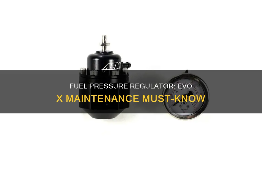 when does an evo x need a fuel pressure regulator