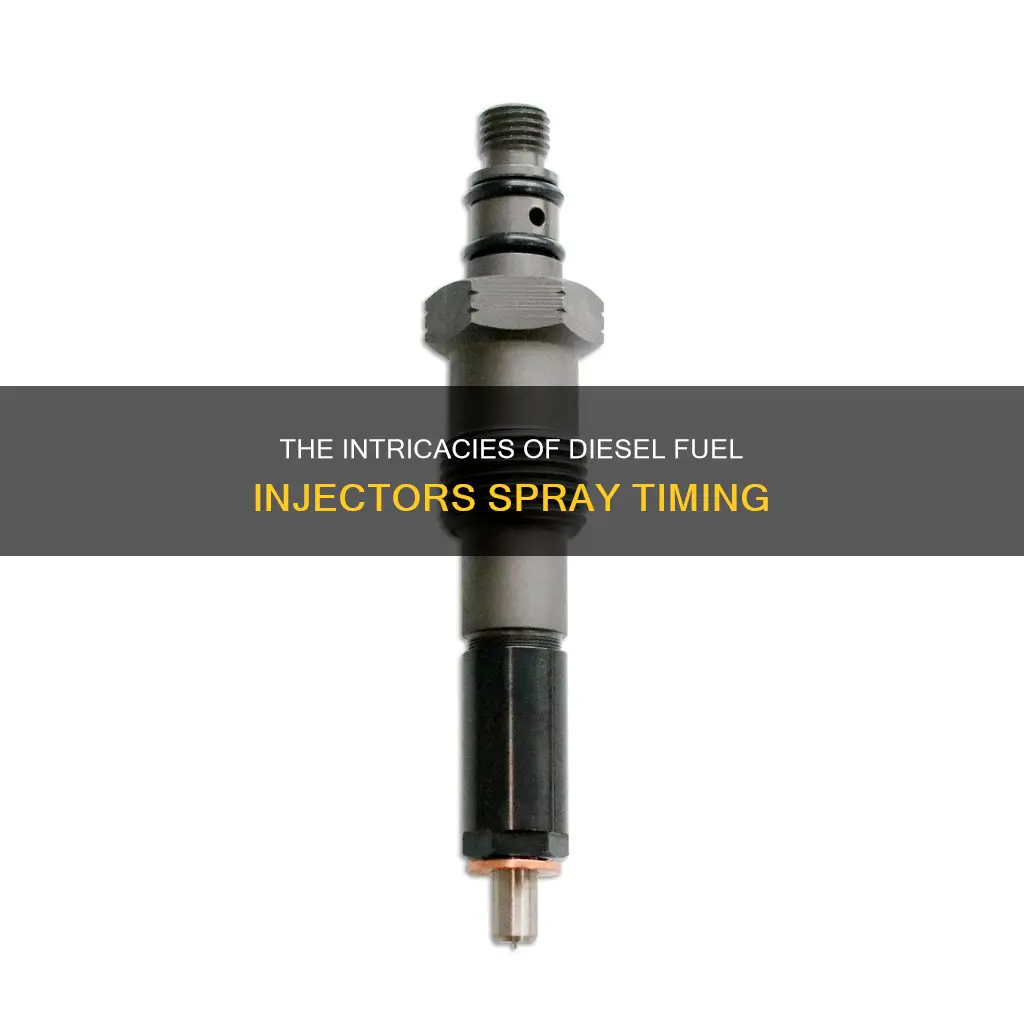 when does diesel fuel injectors spray