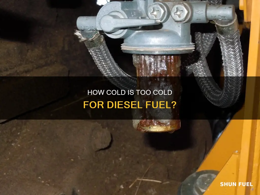 when does diesel fuel start gelling