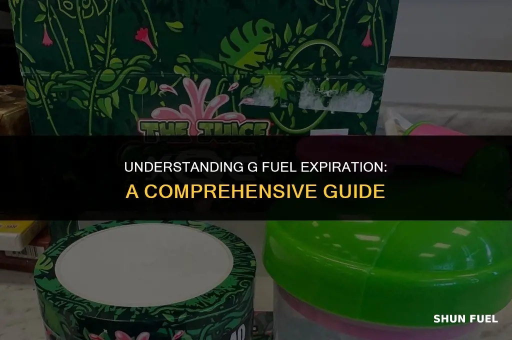 when does g fuel expire