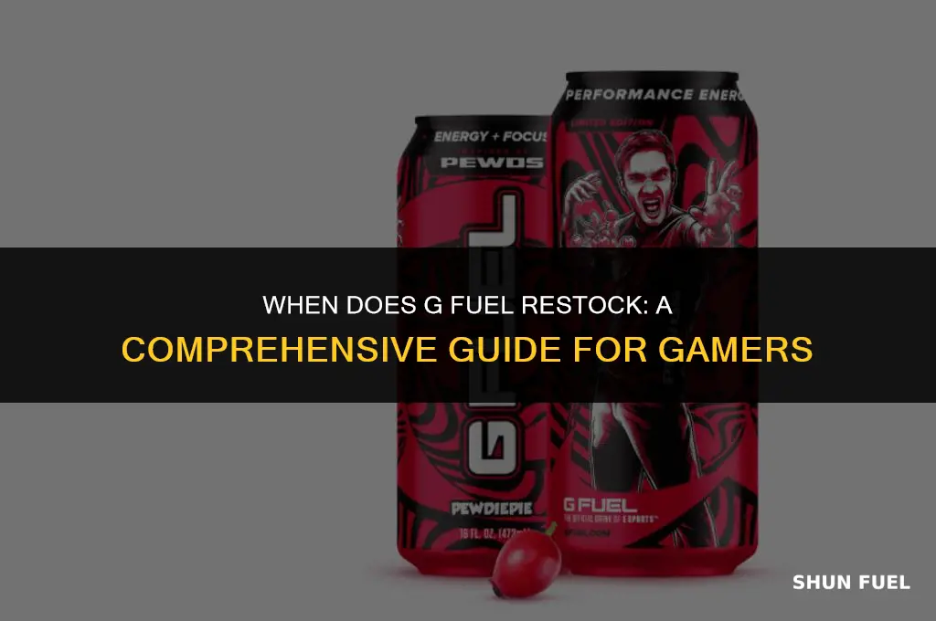 when does g fuel restock