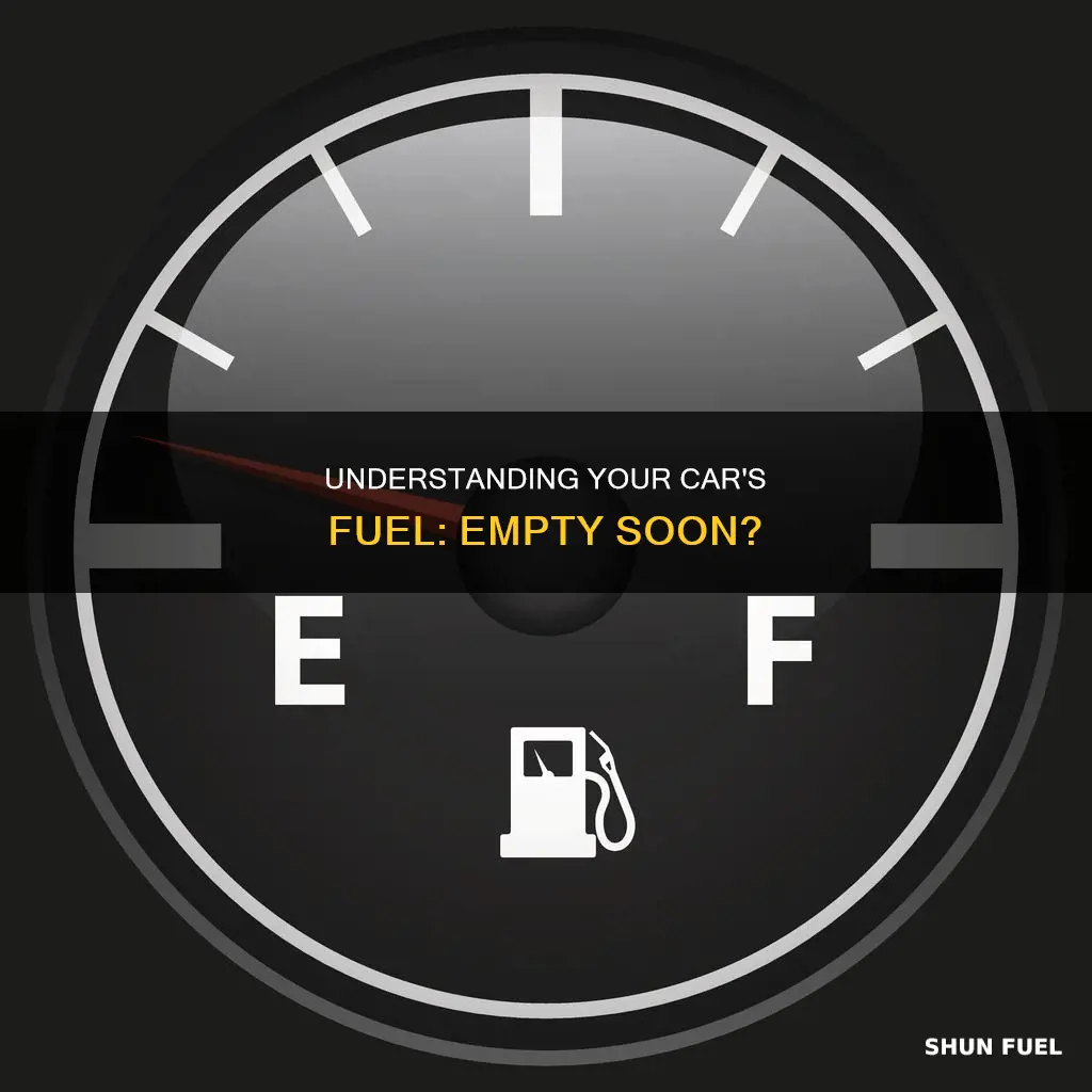 when does the fuel for car goes to e