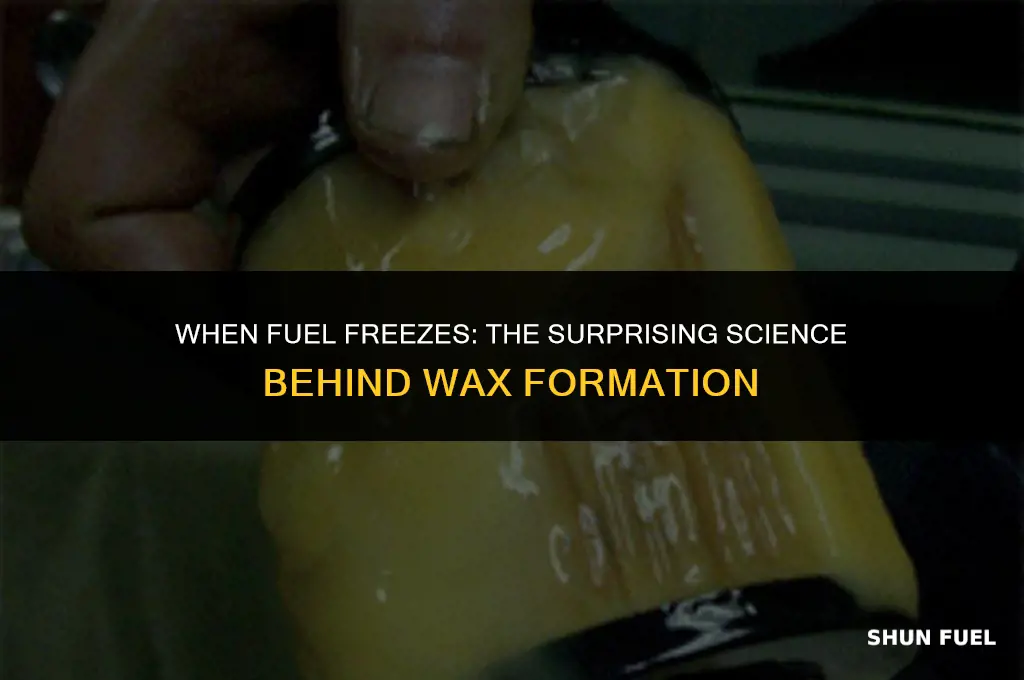 when fuel freezes wax